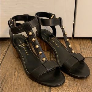 Ivanka Trump Studded Sandals black